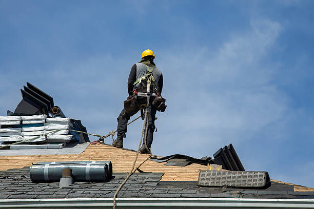 Professional Roofing technician working in Ashley Falls, MA